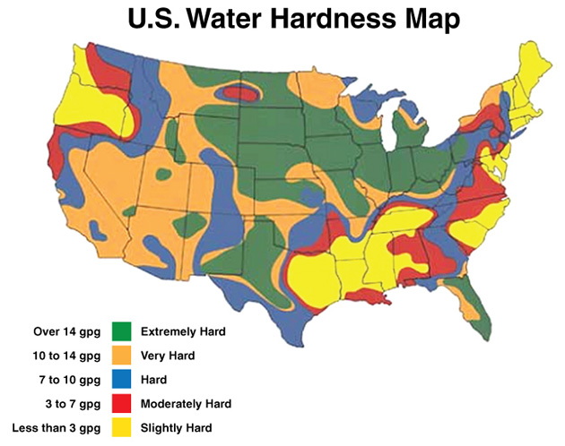 Water Hardness Map